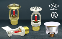 Ayvaz Markalı FM ve UL Onaylı Sprinkler Çeşitleri Karşınızda